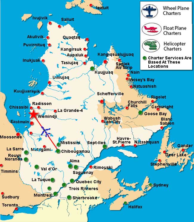 Chibougamau Charter Flights 